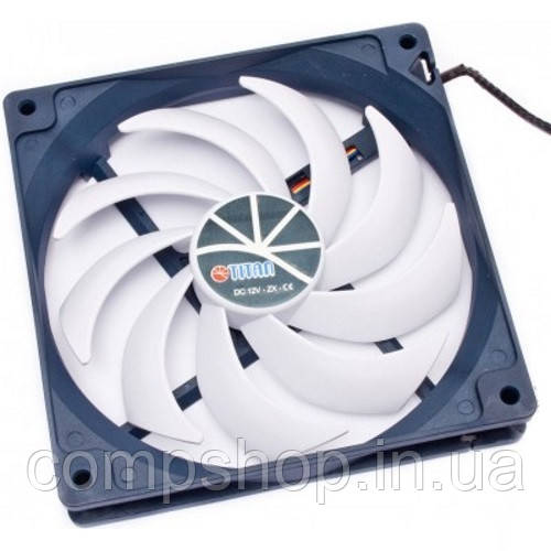 Вентилятор корпусний 140 Х 140 Х 25мм  Titan Extrem Fan, PWM (TFD-14025 H 12 ZP/KU (RB)) (код 84090)