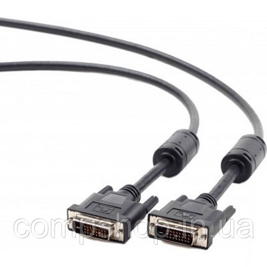 Кабель DVI - DVI 1.8м Cablexpert, Dual Link (CC-DVI2-BK-6) (код 86327), фото 1