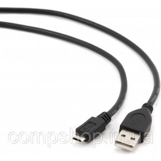 Кабель USB2.0-microUSB 3м Cablexpert, преміум (CCP-mUSB2-AMBM-10) (код 86353)