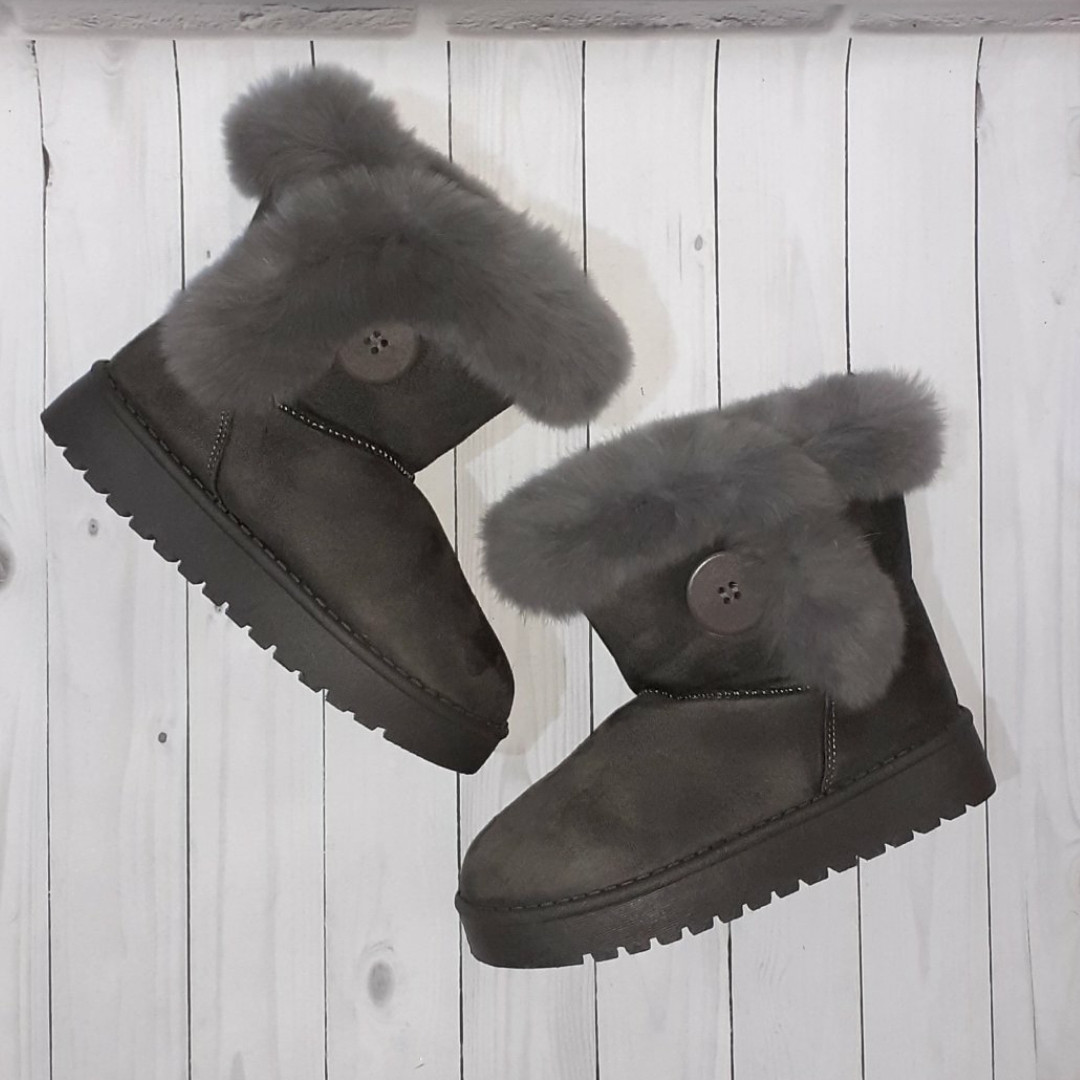 Зимові жіночі Уги, Ugg з натуральним хутром, підліткові уги зимові для дівчат, розміри 27-40