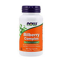 Комплекс для улучшения остроты зрения NOW Bilberry Complex 100 veg caps