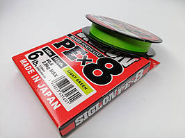 Шнур Sunline Siglon PE х8 150m (салат.) #0.4/0.108 mm 6lb/2.9 kg