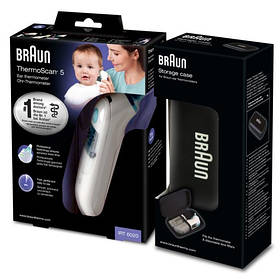 Термометр Braun Thermoscan 5 IRT 6020 Вушний