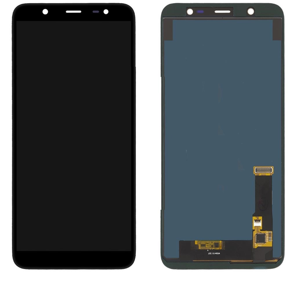 Дисплей для Samsung J810 Galaxy J8 2018 з сенсорним склом (Чорний) Сервісний оригінал