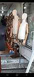 Манекен демонстраційний із дерев'яними руками на підставці, фото 2