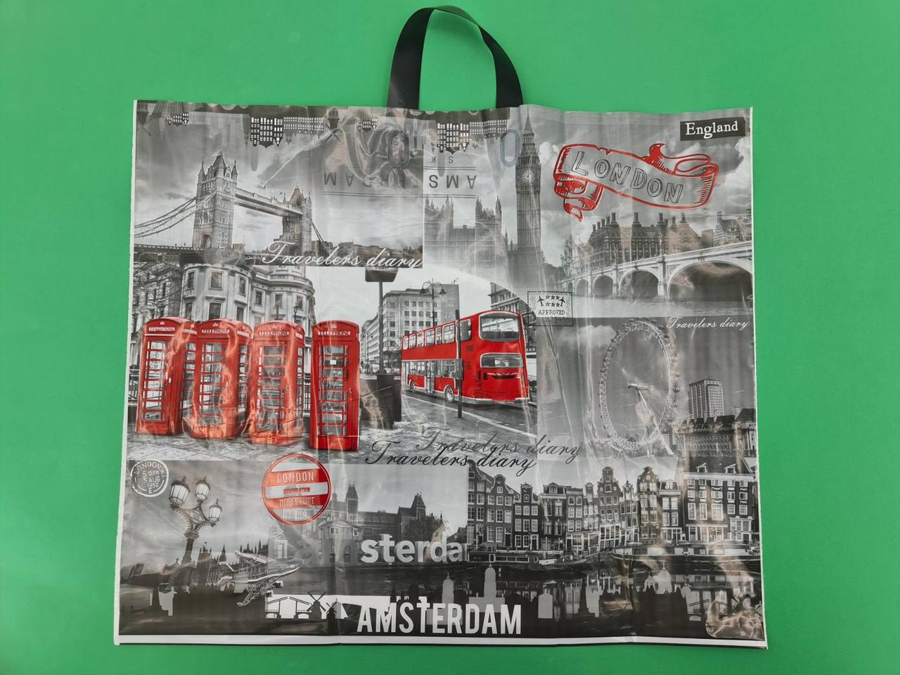 Пакет/петлевий (60*50+5) "Лондон" ХВГ (25 шт.), фото 1