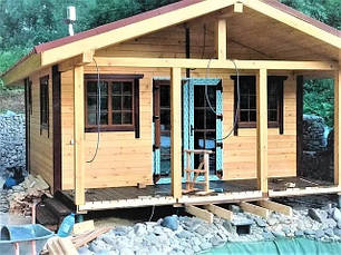 Дерев'яні будинки, лазні, дачі, госпбудівлі