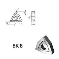 02114-100608 ВК8 (В35) Пластина твердосплавная трехгранная