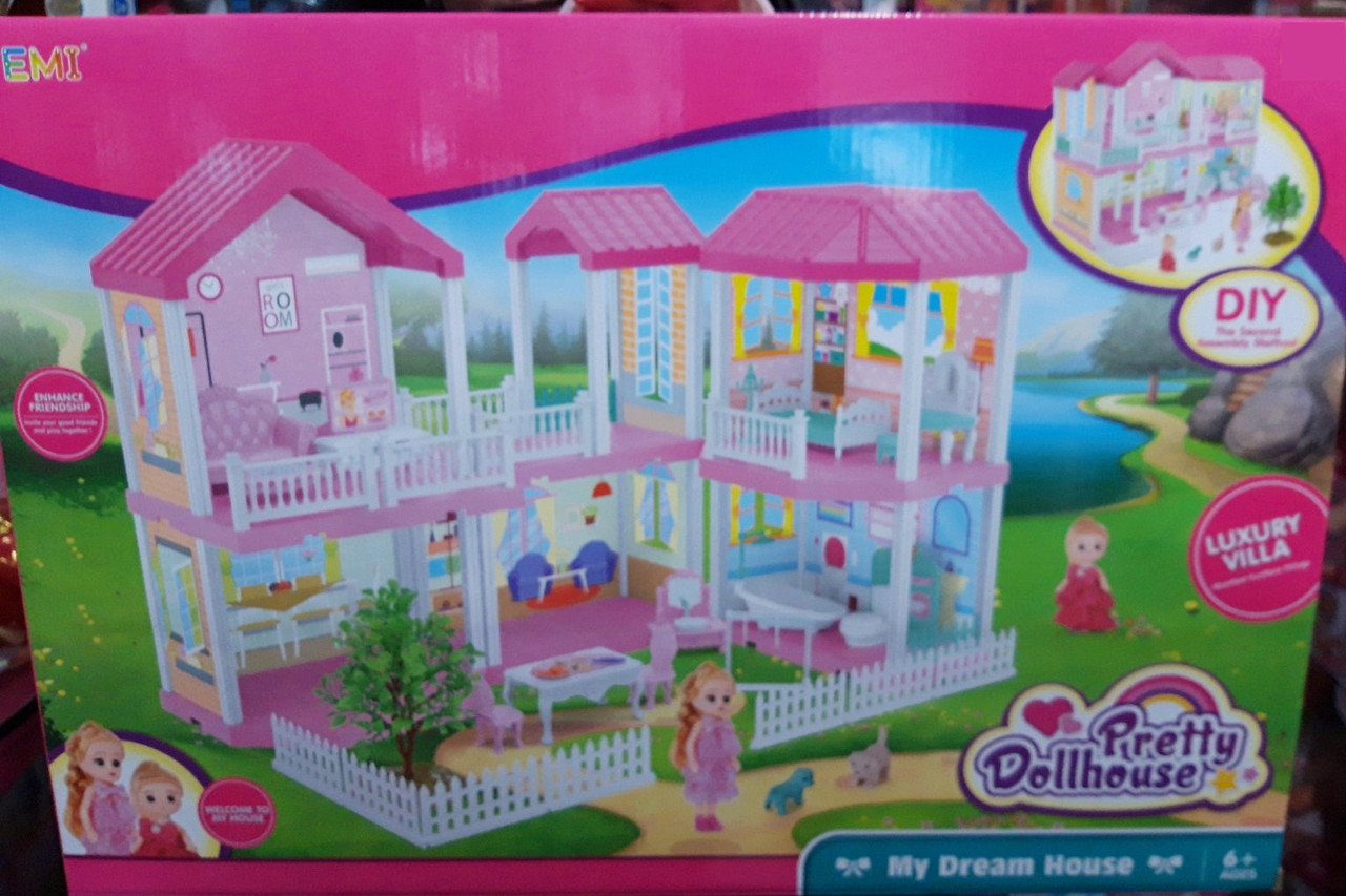 Ляльковий будиночок «Carry a home»з меблями світло, звук
