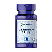 Ниацин (как ниацинамид) Puritan's Pride Niacinamide 500 mg 100 tab