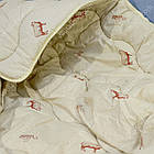 Двоспальна вовняна Ковдра стебана Premium 170х205 см Двуспальна Осінь Зима, фото 4