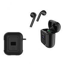 Бездротові навушники i12 inpods 5.0 Bluetooth сенсорні з магнітним кейсом (Білі), фото 2