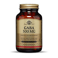 ГАМК (гамма-аміномасляна кислота) Solgar GABA 500 mg 100 veg caps