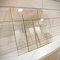 🔥 Скло для каміна 490*350мм, склокераміка NeoCeram +800°C