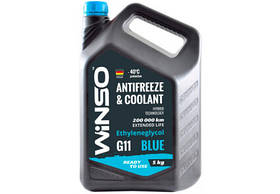 Антифриз Winso Blue G11 -40 °C 5 кг Синій