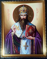 Икона писаная Святителя Василия Великого 50*40 см