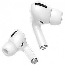 Бездротові навушники i12 inpods 5.0 Bluetooth сенсорні з магнітним кейсом (Білі), фото 3