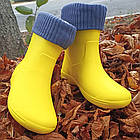 Жовті чоботи з піни Гумові чоботи, фото 9