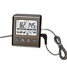 Цифровий термометр для м'яса (духовки) KCASA ТР-710 (-0 до 300 ° С) з виносним щупом і магнітом