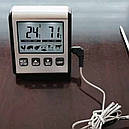 Цифровий термометр для м'яса (духовки) KCASA ТР-710 (-0 до 300 ° С) з виносним щупом і магнітом, фото 4