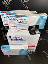 Нітрилові рукавички в синьому кольорі 100 шт/уп, фото 4