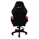 Крісло геймерське розкладне B 810 з підставкою для ніг геймерський стілець комп'ютерний червоний, фото 5