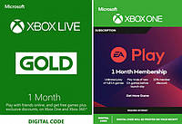 Xbox Live Gold + Ea Play (Ea Access) - 1 месяцев (Xbox 360/One) подписка для всех регионов и стран