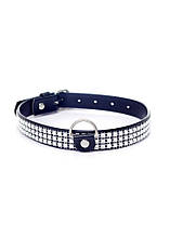 Нашийник Fetish Boss Series Collar With Crystals, 2 см
