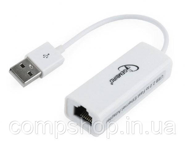 Адаптер USB2.0->Ethernet Gembird NIC-U2-02 (код 95058)