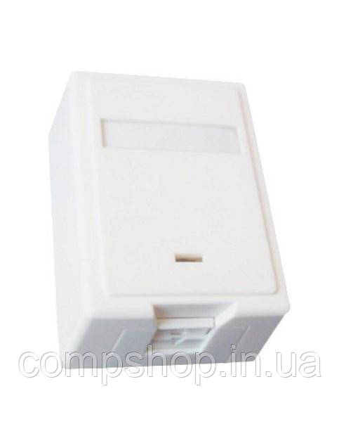 Розетка 1-портова RJ-45 кат.5е, Gembird зовнішня  (NCAC-SMB1) (код 81203), фото 1