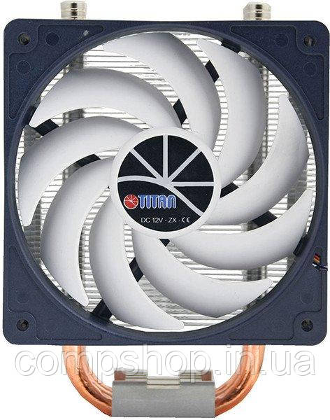 Cooler for CPU TITAN TTC-NC15TZ/KU/V3(RB) універсальний Hati, Intel/AMD, 3 heatpipes, PWM 130 x 80 x 160 мм