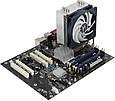 Cooler for CPU TITAN TTC-NC15TZ/KU/V3(RB) універсальний Hati, Intel/AMD, 3 heatpipes, PWM 130 x 80 x 160 мм, фото 3