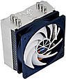 Cooler for CPU TITAN TTC-NC15TZ/KU/V3(RB) універсальний Hati, Intel/AMD, 3 heatpipes, PWM 130 x 80 x 160 мм, фото 4