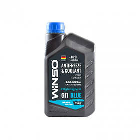 Антифриз Winso BLUE G11 1кг синій