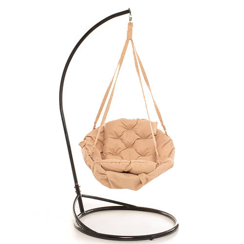 Купить Садовые качели Kospa бежевые на подставке 100 кг - 80 см ...