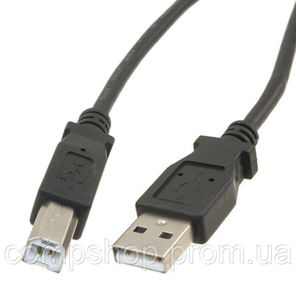 Кабель USB2.0 AM-BM 1.8м Cablexpert, преміум, сірий (CCP-USB2-AMBM-6) (код 51979), фото 1