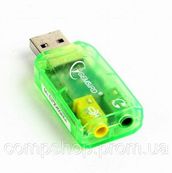 Звукова карта  Gembird SC-USB-01 USB2.0-Audio, блістер  (код 101887), фото 1