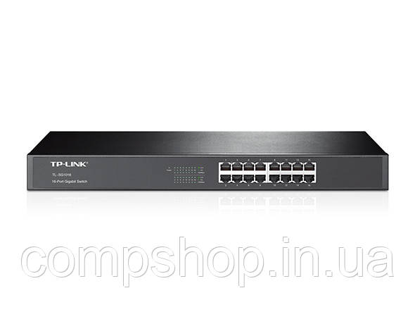Комутатор TP-Link TL-SG1016 (некерований, 16-Port Gigabit Switch) (код 60148), фото 1
