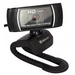 Камера Веб-камера Defender G-lens 2597 HD720p 2mp, скляна лінза, автофокус (63197) (код 54482)
