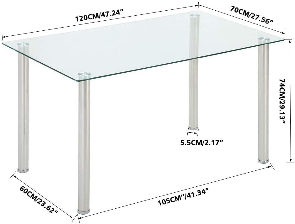 Комплект кухонних меблів: Скляний стіл 4 крісла STELLA 22 ЧОРНИЙ - фото 6 - id-p1320109872