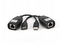 Кабель-подовжувач USB2.0 AM-AF 30м Cablexpert (активний, по витій парі) (UAE-30M) (код 81372)