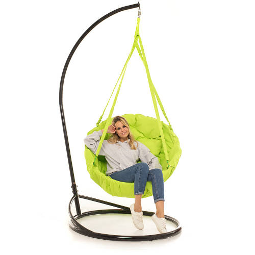 Купить Садовые качели Kospa салатовые на подставке 100 кг - 80 см ...