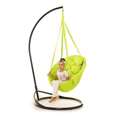 Купить Садовые качели Kospa салатовые на подставке 100 кг - 80 см ...