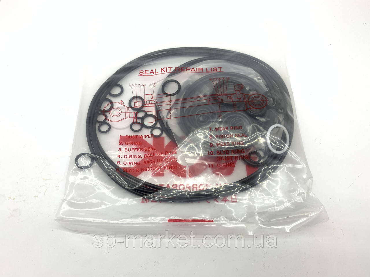 Ремкомплект гідронасоса K3V140 Kawasaki, фото 1