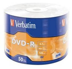 Disc DVD-R 4,7 GB Verbatim AZO 16x Spindle 50pcs (43788) (код 62575)