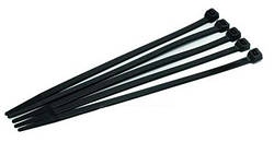 Стяжки для кабеля 4.0x250mm (100шт/уп), чорні (код 105121)