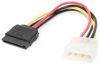 Кабель живлення Molex (F) -> SATA (F) Cablexpert CC-SATA-PS, 0.15м (код 6107)