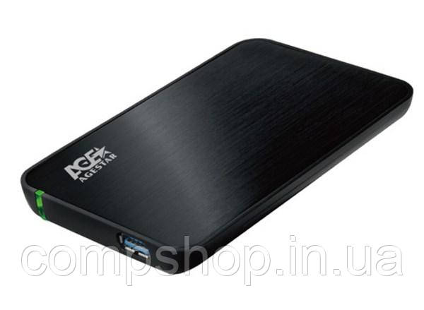 Зовнішня кишеня AgeStar 3UB 2A8-6G (Black) 2.5", USB3.0 чорний (код 81540)