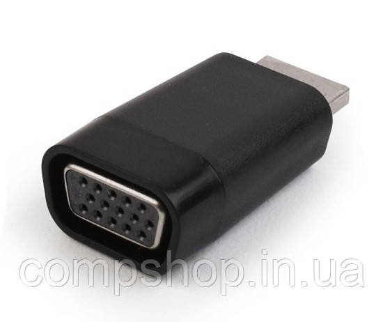 Адаптер HDMI->VGA (M/F) Cablexpert, Black (A-HDMI-VGA-001) (код 78253), фото 1
