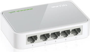 Комутатор TP-Link TL-SF1005D (некерувань, 5-Port 10/100Mbps) (код 41296)